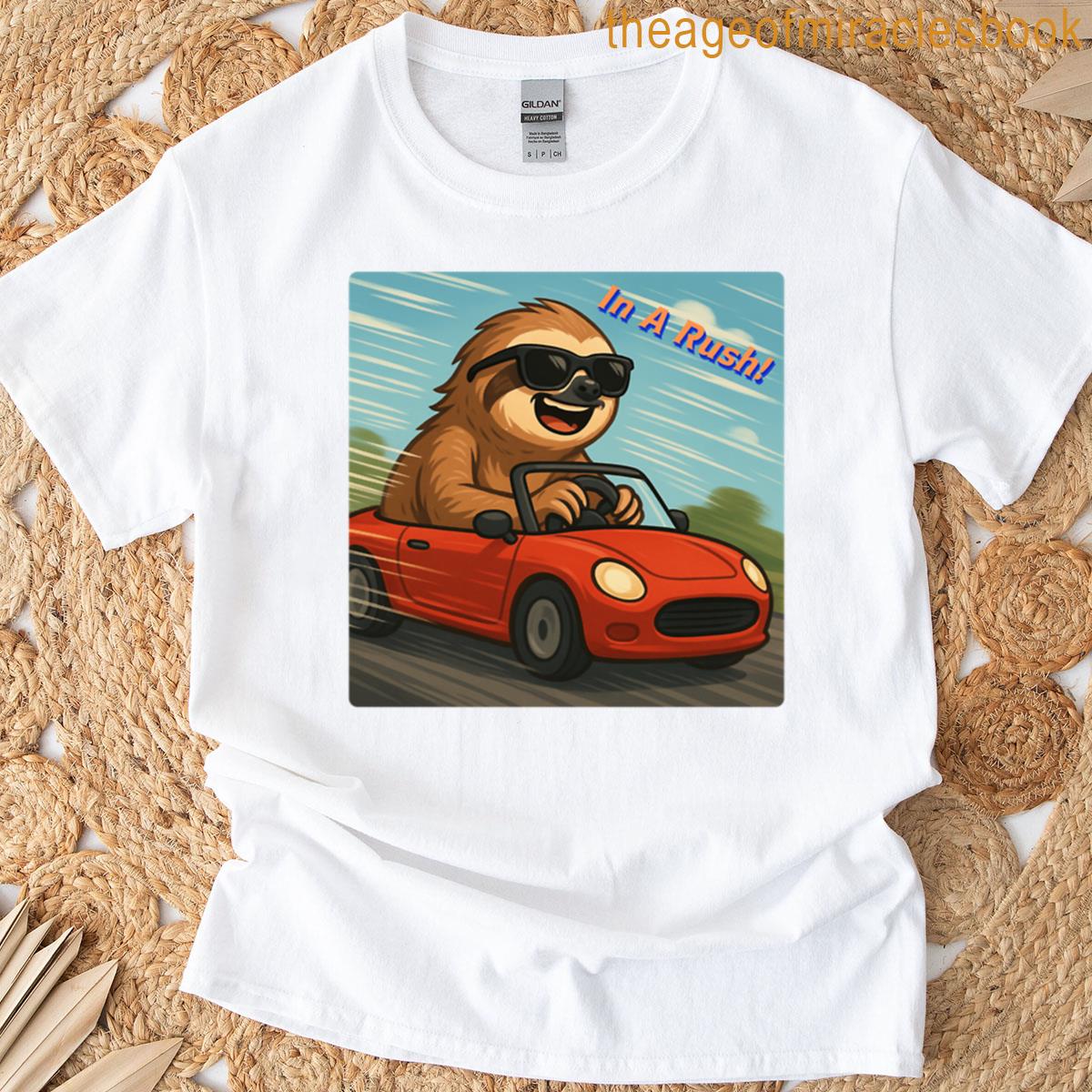 Speedy Sloth In A Rush Oversized T-shirt