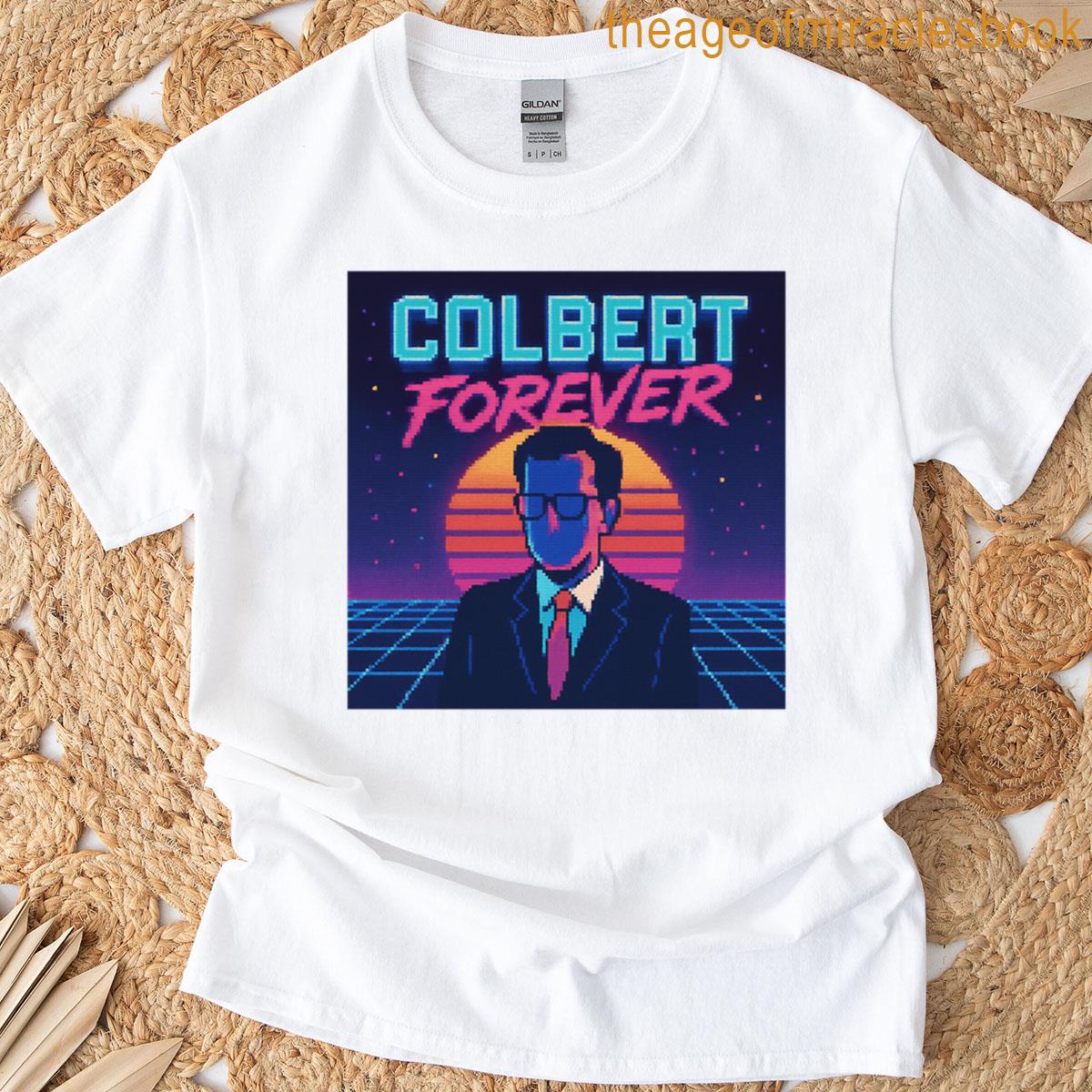 Stephen Colbert Pixelated Legend Forever T-shirt