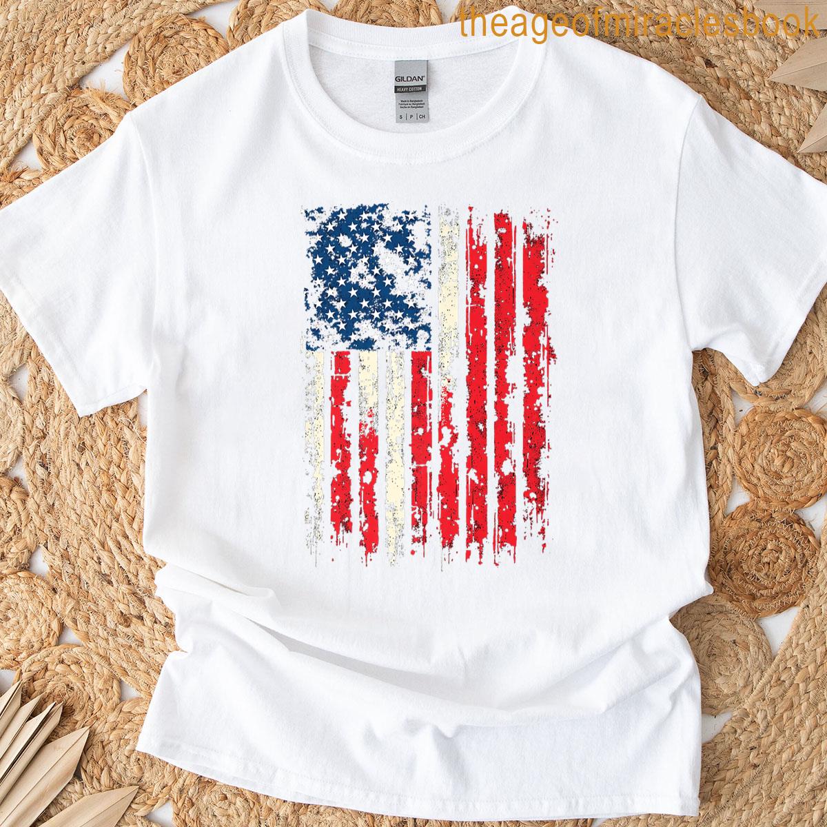 Vintage American Flag Premium T-shirt