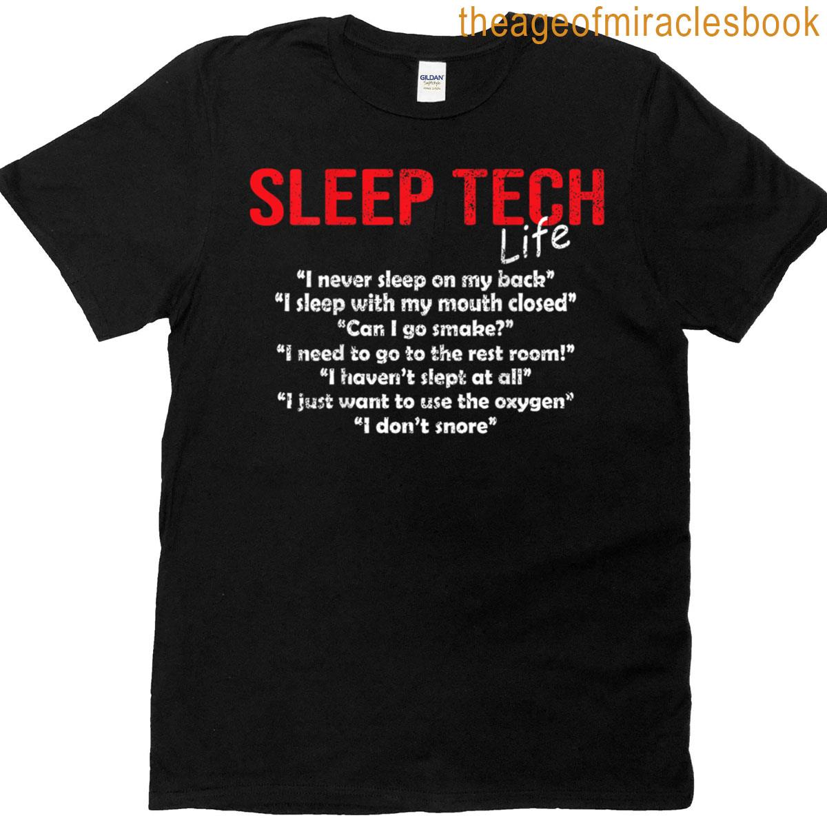 Vintage Sleep Tech Life Sleep Technologist Sleep Tech T-shirt