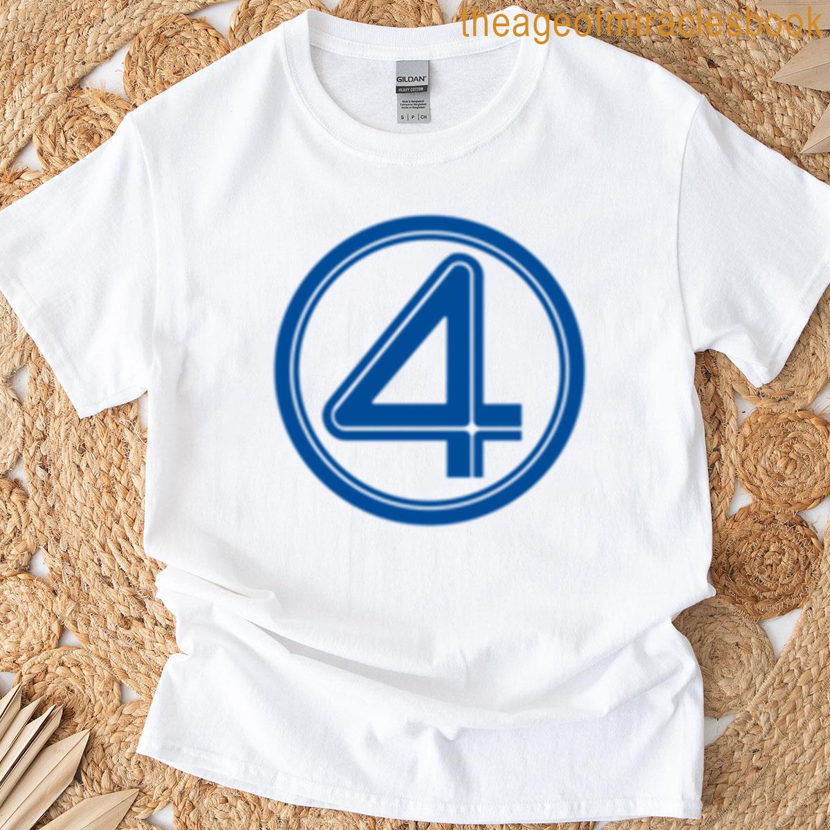 Four Logo Blue Retro T-shirt