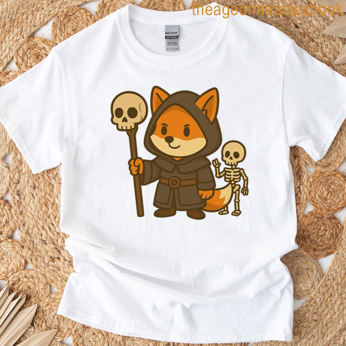 Fox Necromancer Fantasy-style Foxes T-shirt