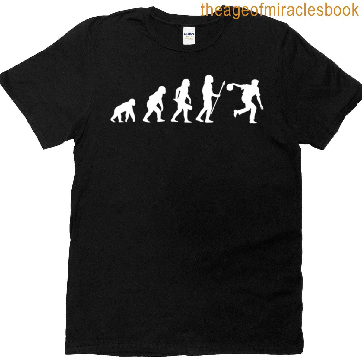 Funny Human Bowling Evolution – Bowler Funny Gift T-shirt