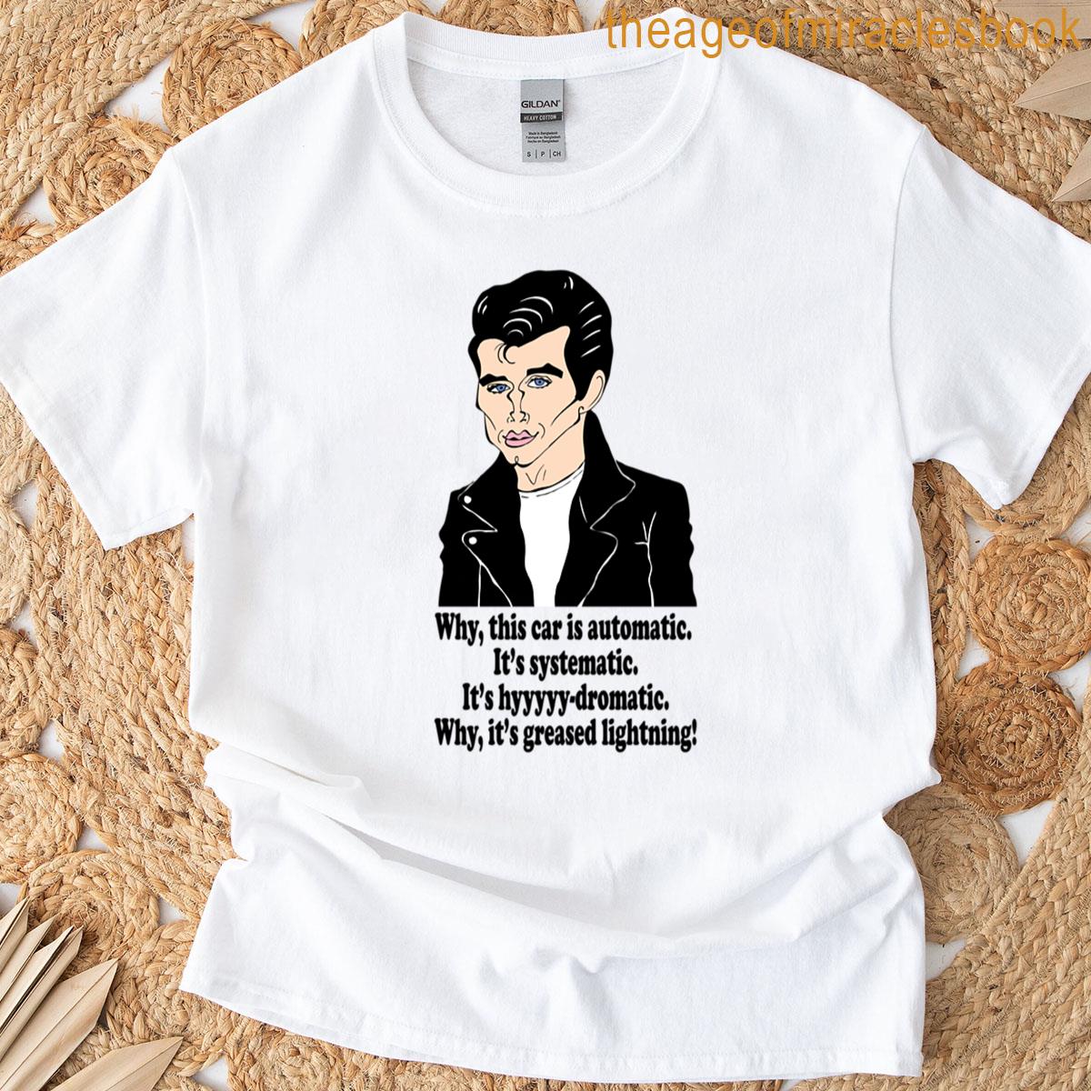 John Travolta Grease Fan Art T-shirt