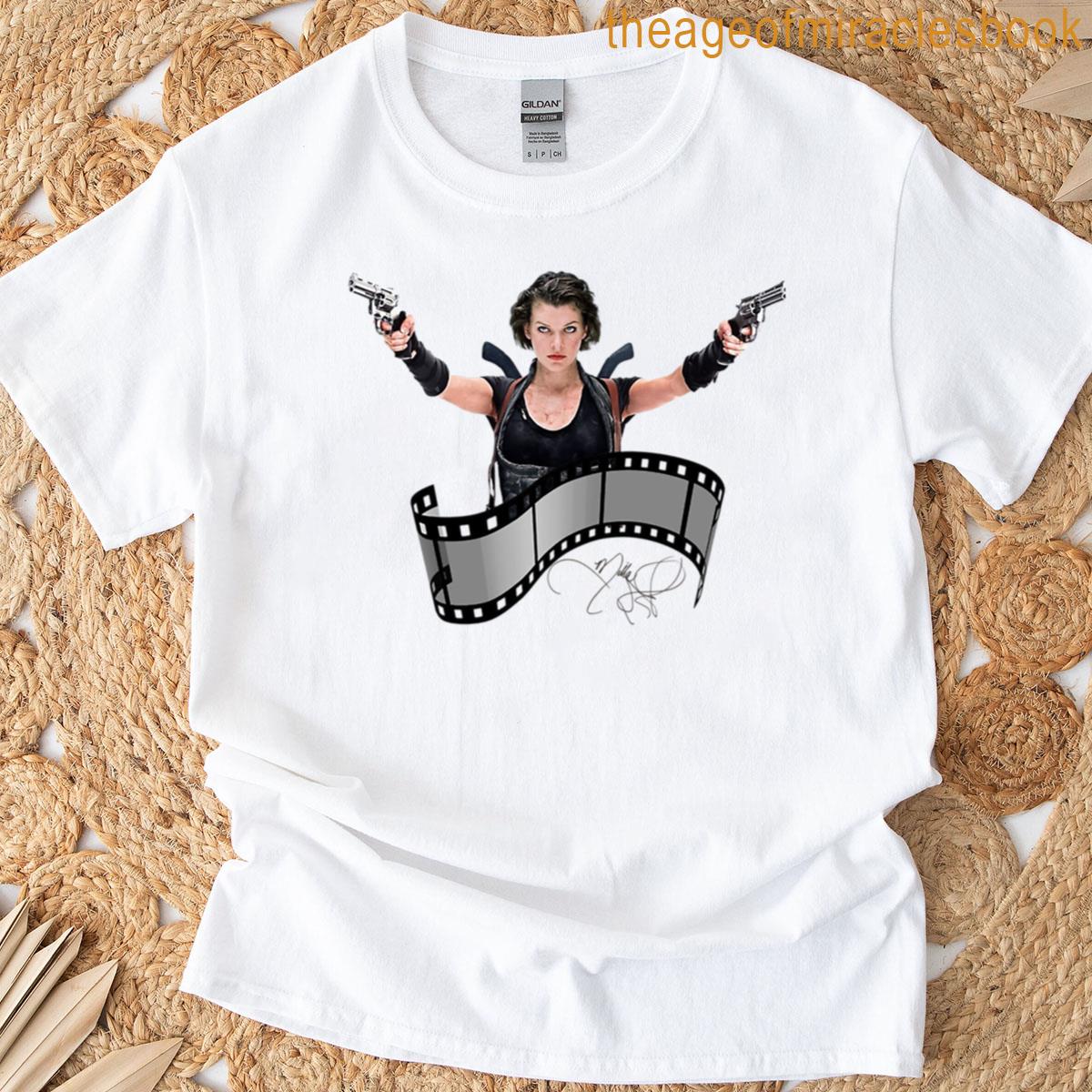Milla Jovovich Oversized T-shirt