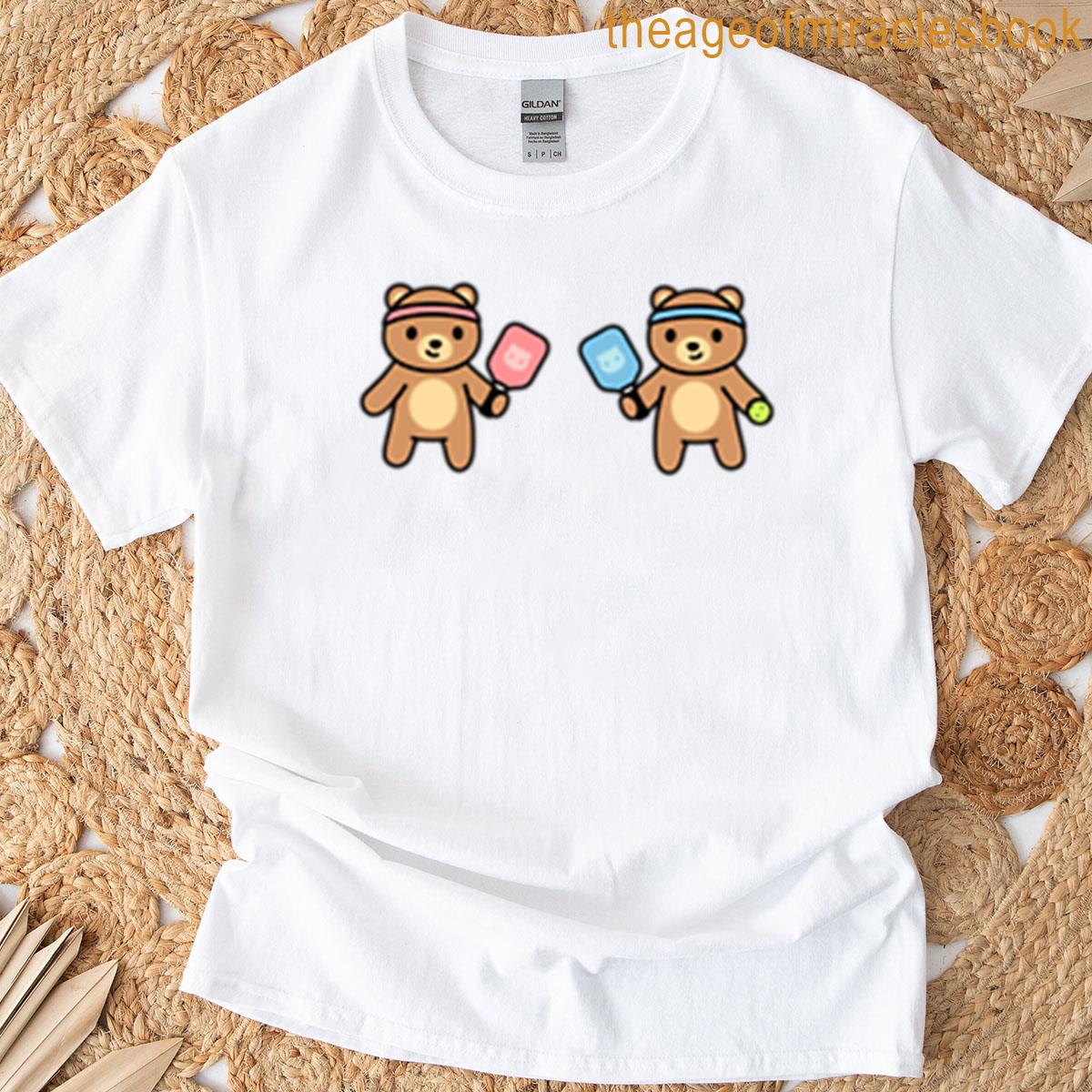 Pickleball Bear Buddies Oversized T-shirt
