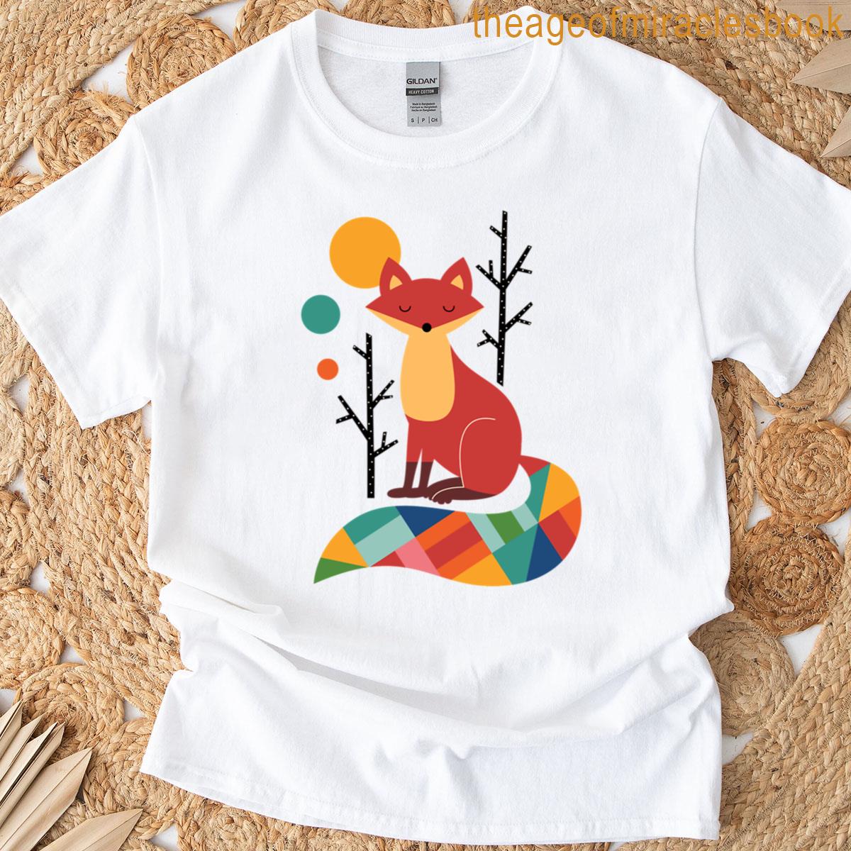 Rainbow Fox T-shirt