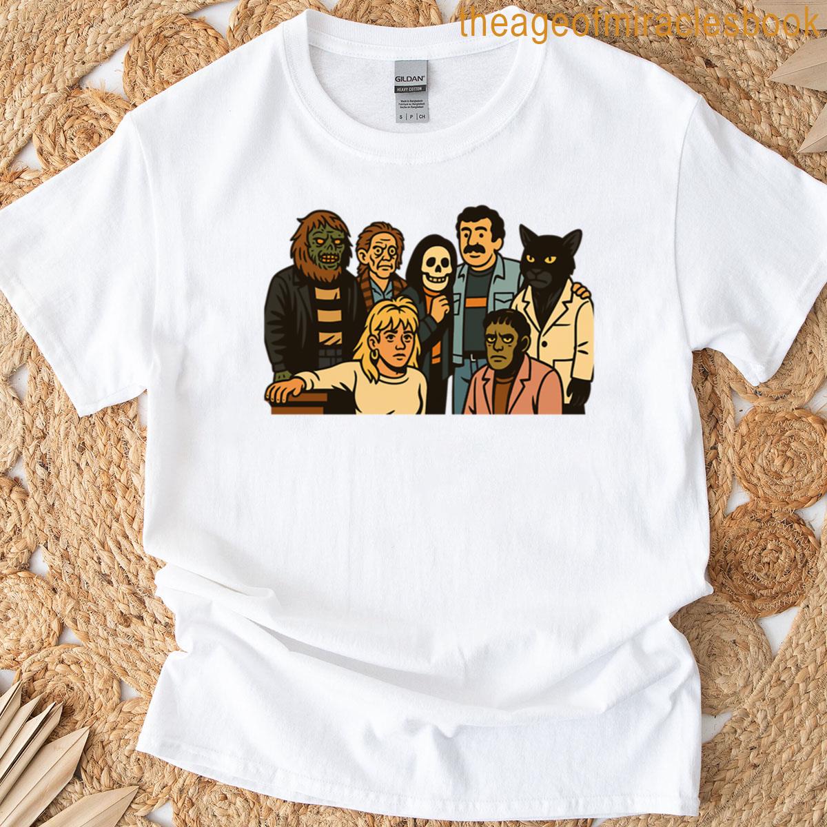 Retro Horror Monster Crew T-shirt