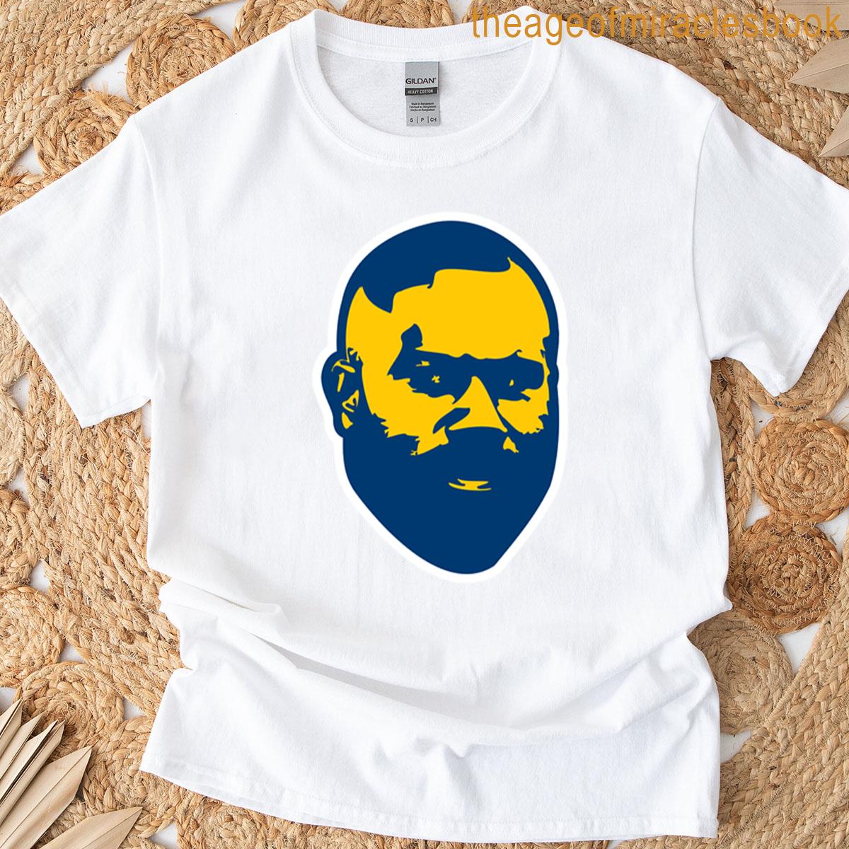Rupeni Caucaunibuca Blue And Yellow Premium T-shirt