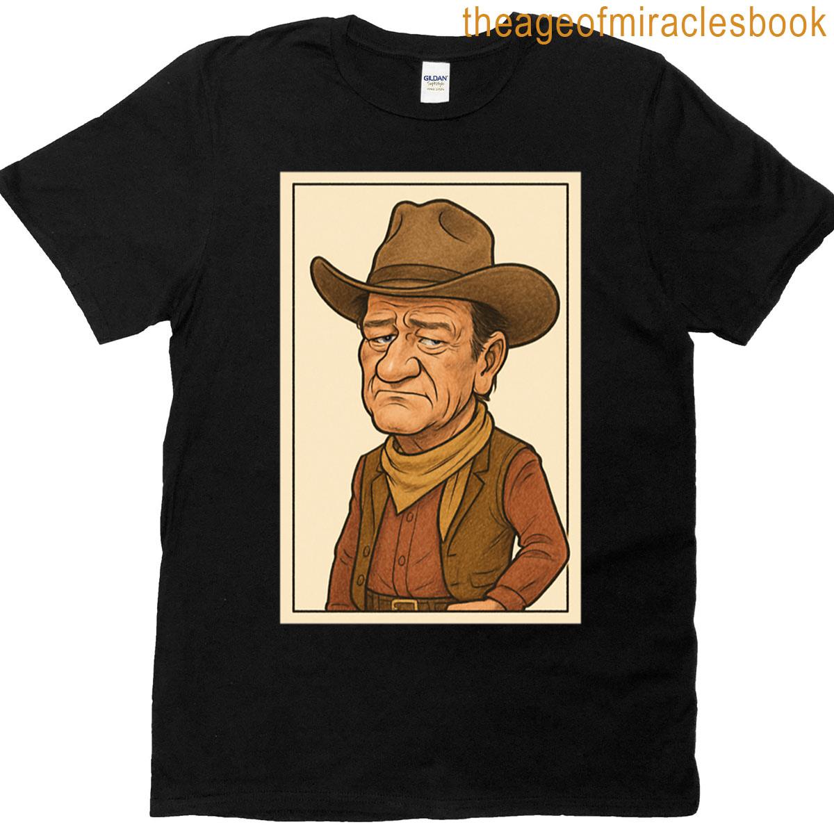 Silver Screen Legends John Wayne T-shirt
