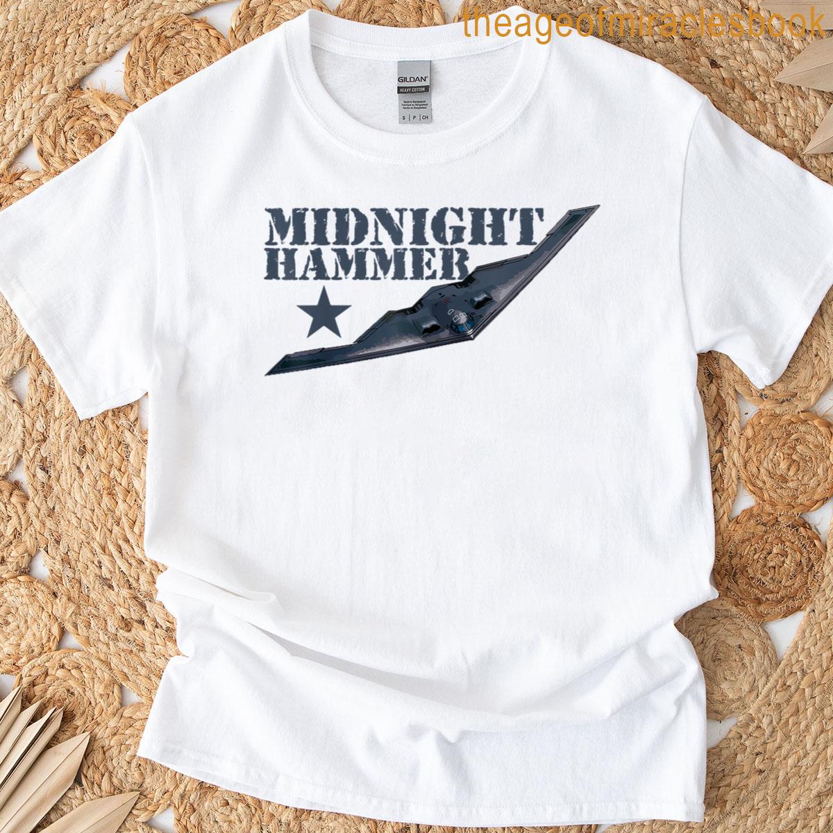 B-2 Stealth Jet Operation Midnight Hammer T-shirt