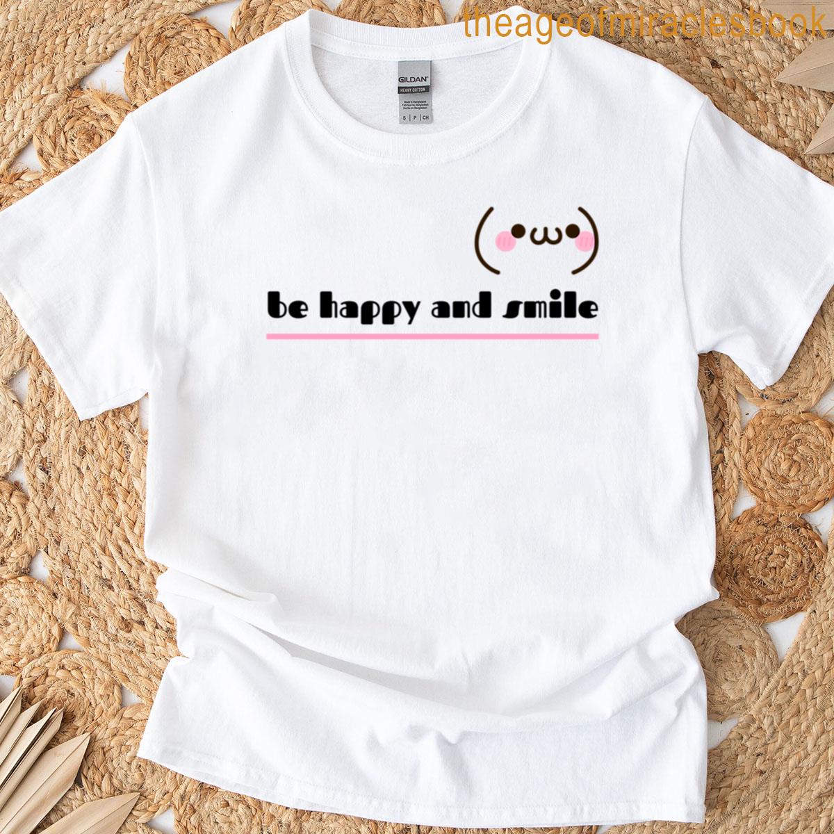 Be Happy And Smile Oversized T-shirt
