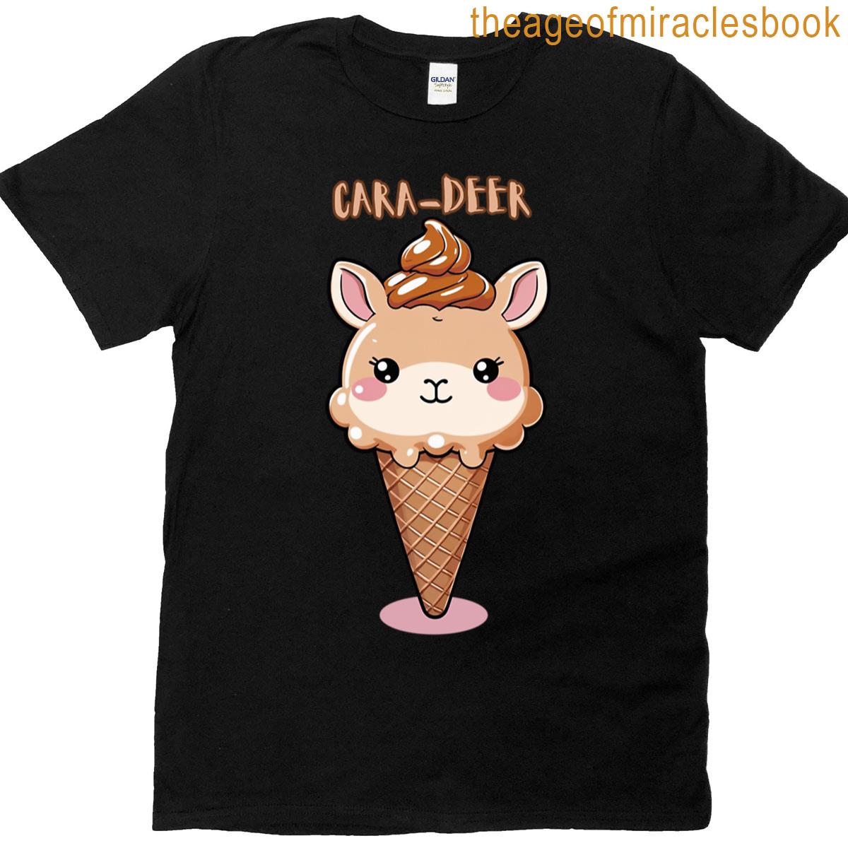 Cara-deer Ice Cream Character T-shirt