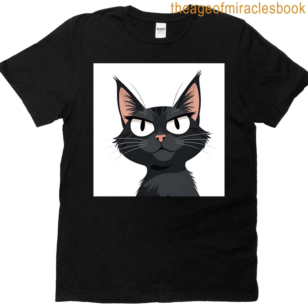 Cat With A Sarcastic Attitude T-shirt