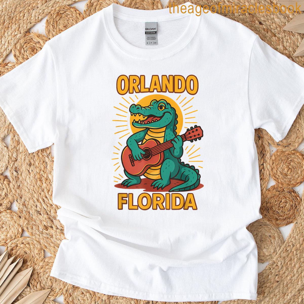Funny Florida Vacation Cute Alligator T-shirt