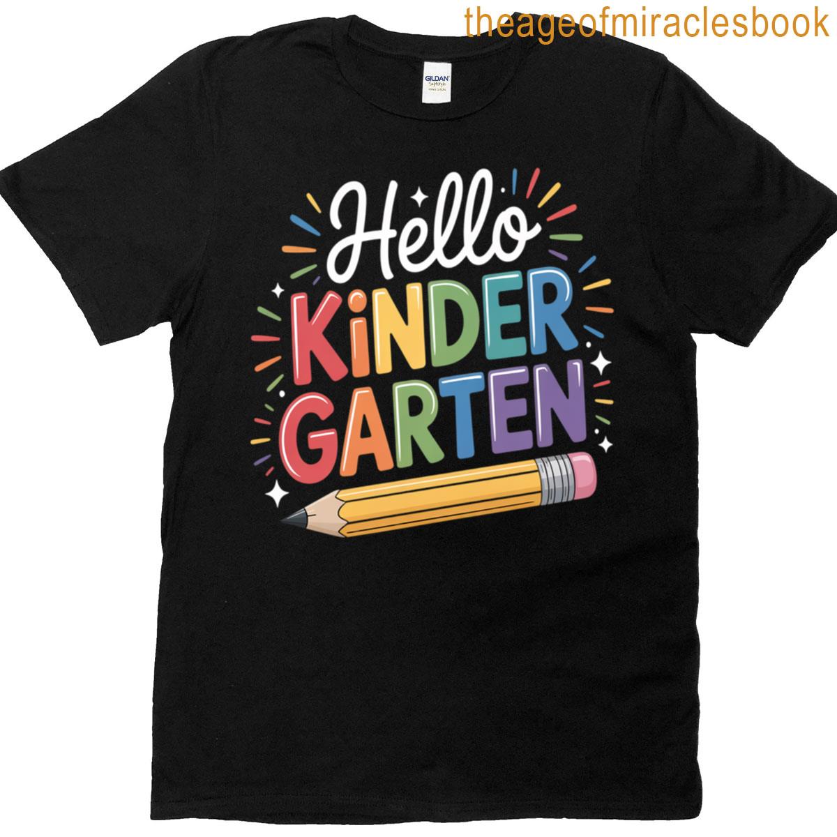 Hello Kindergarten Back To School T-shirt