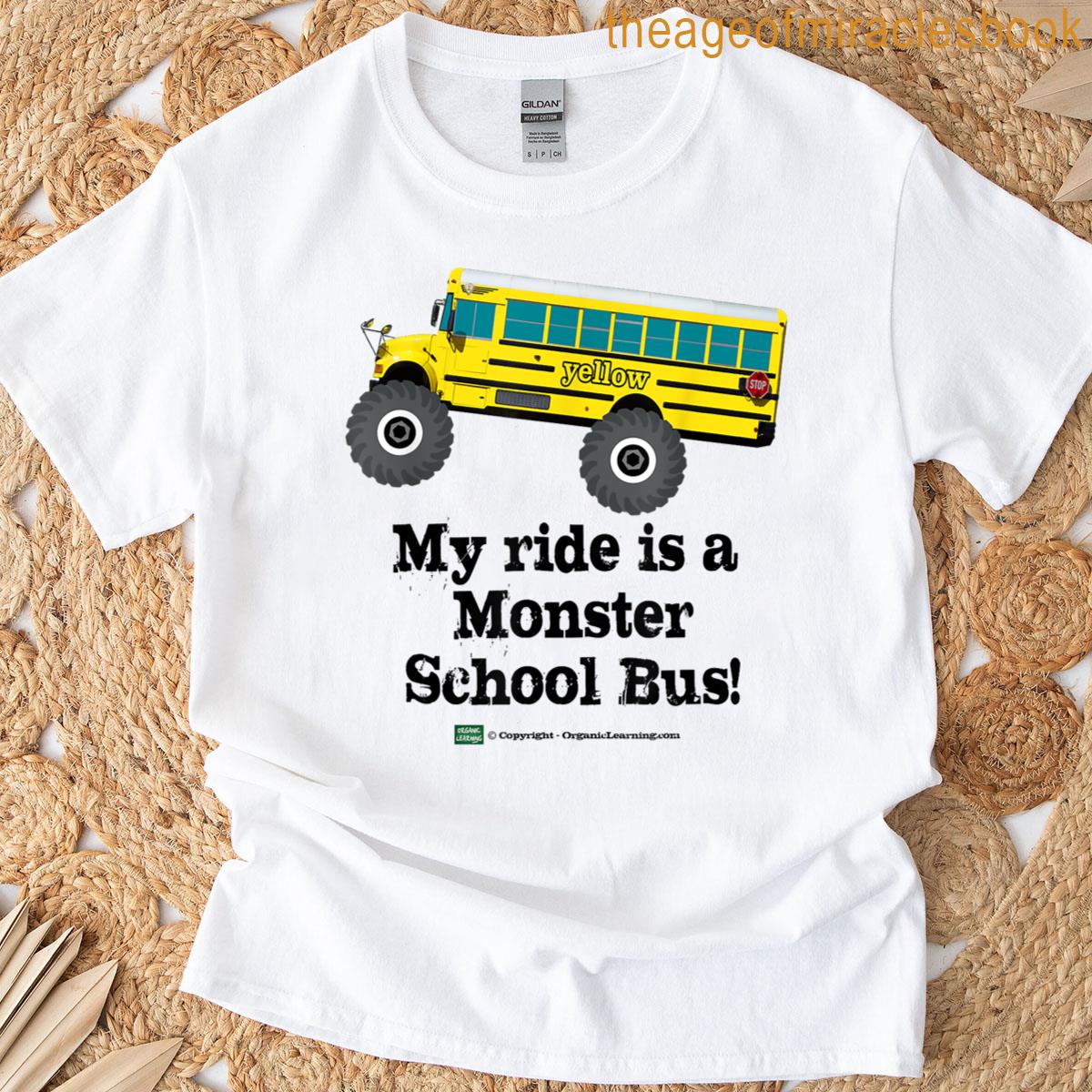 Monster School Bus Tee T-shirt