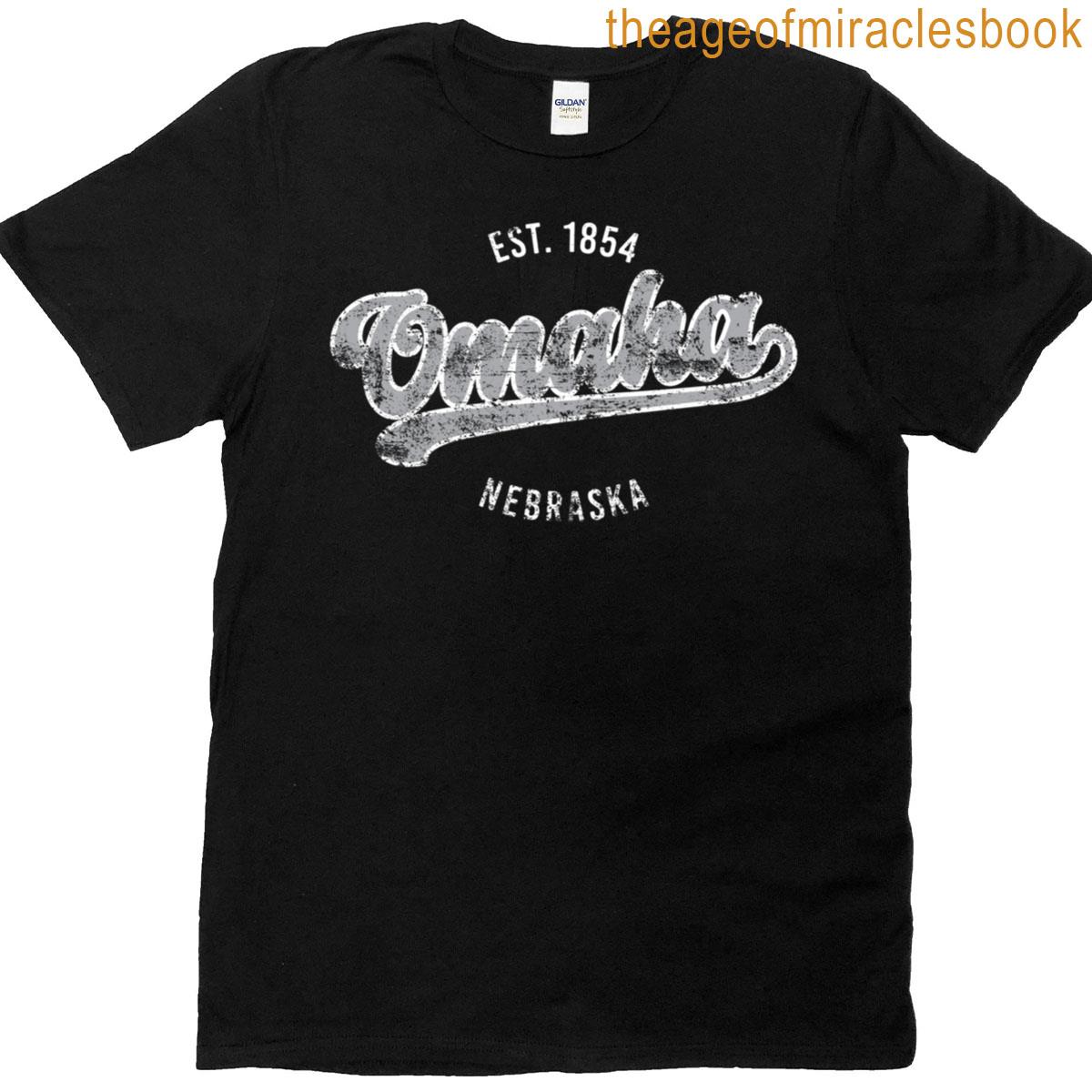 Omaha Nebraska Established 1854 Distressed T-shirt