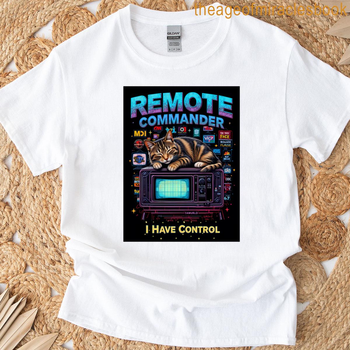 Remote Commander Funny Korat Cat 90s Bootleg Rap Tee Oversized T-shirt