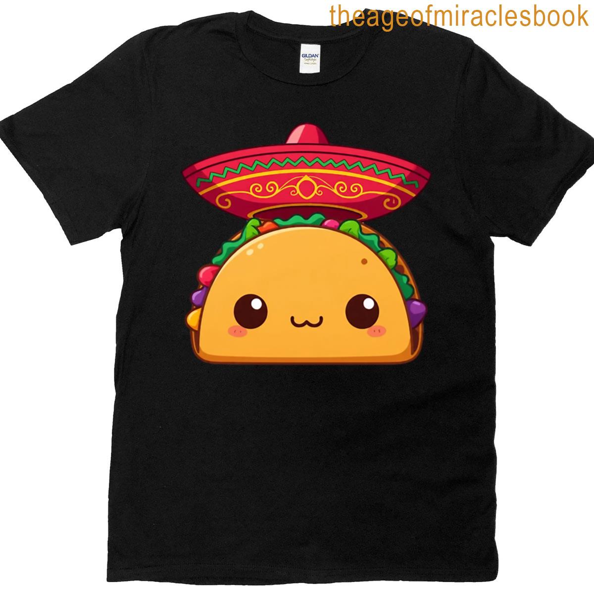Taco With A Sombrero Being Charming Oversized T-shirt