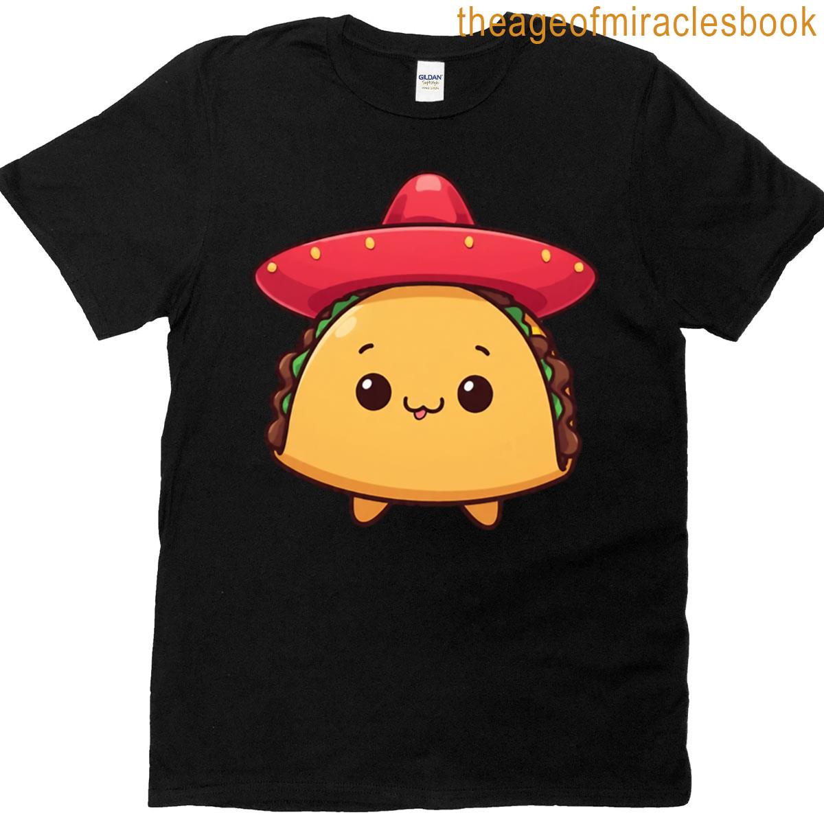 Taco With Sombrero Feeling Strong T-shirt