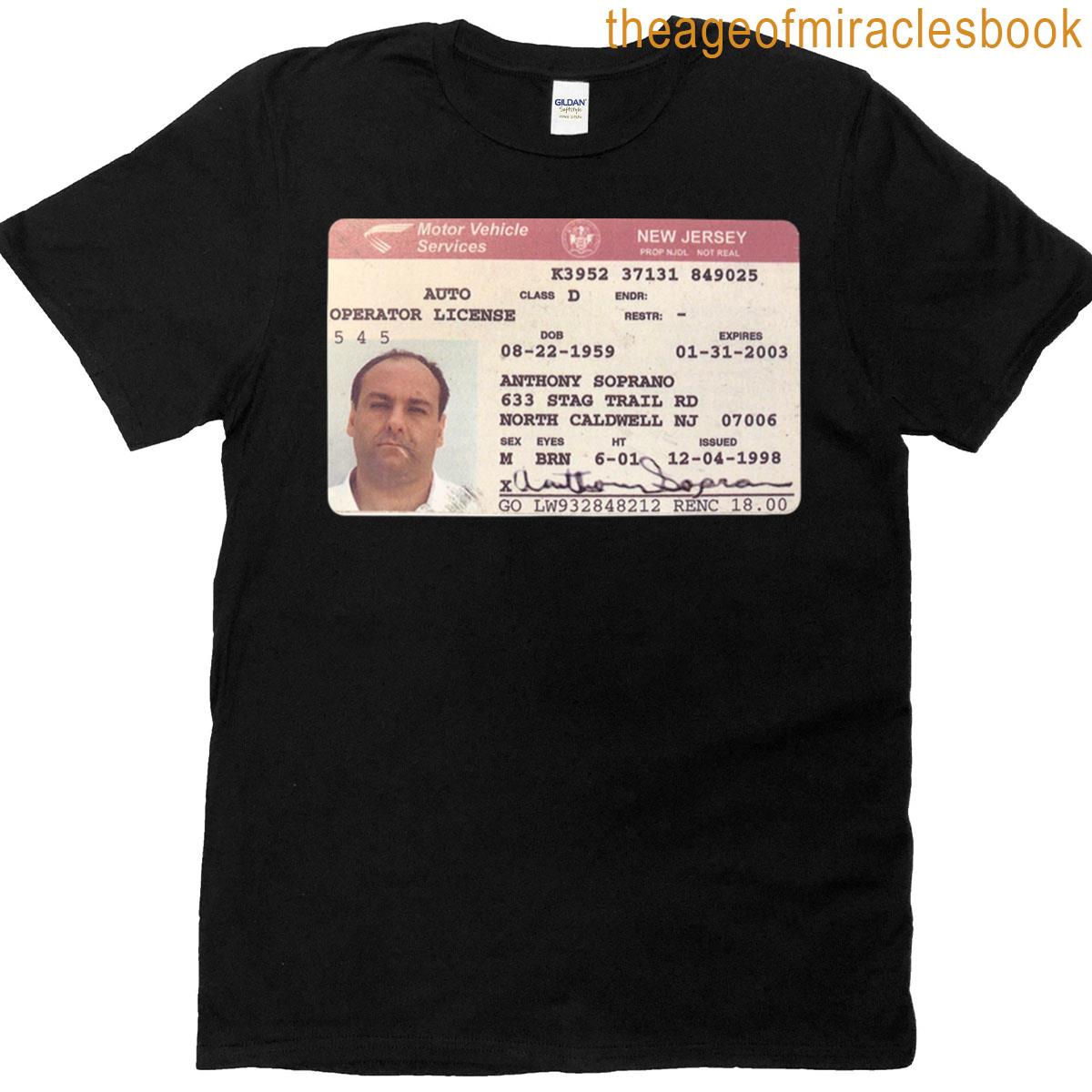 Tony Soprano Id T-shirt
