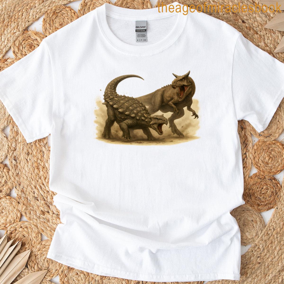 Ankylosaurus Vs Carnotaurus Shield Meets Speed T-shirt
