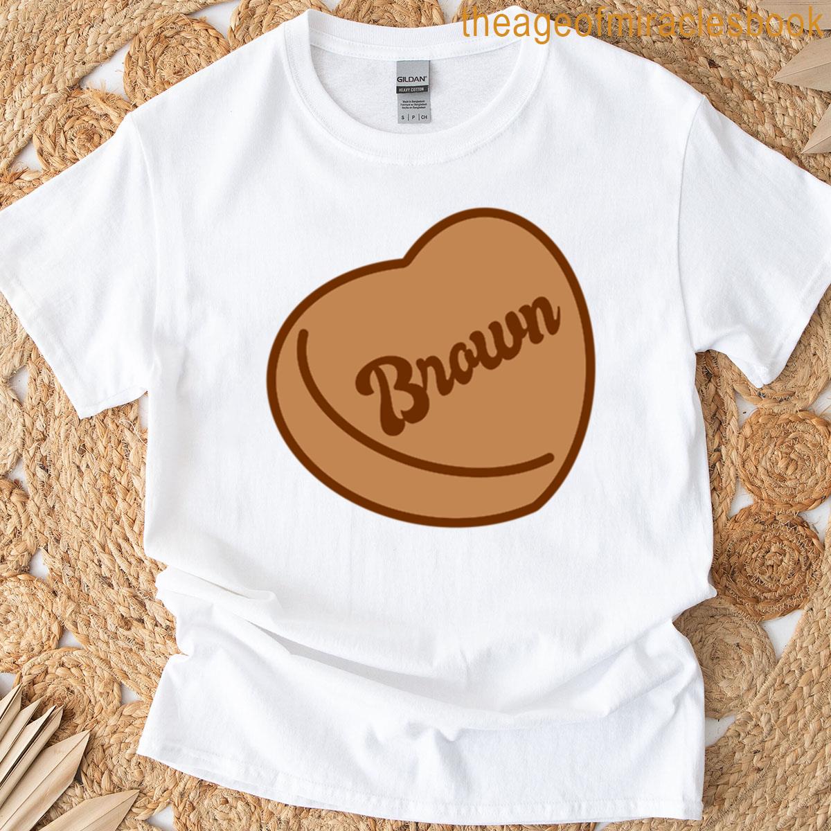 Brown Candy Heart T-shirt