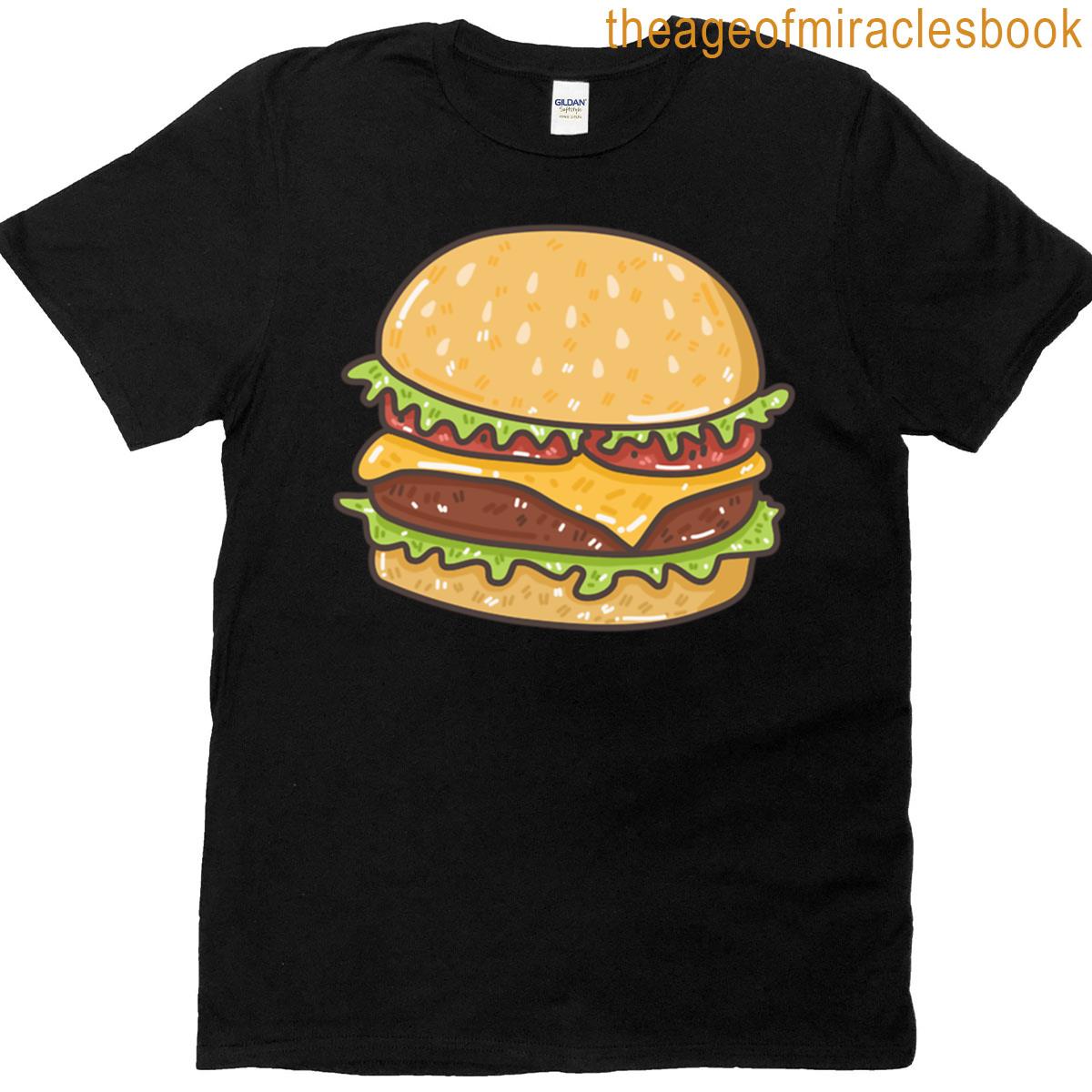 Cheeseburger Illustration T-shirt