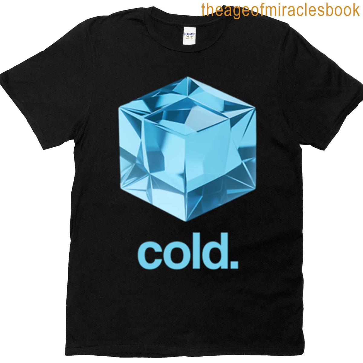 Cold Low Poly Ice Cube T-shirt