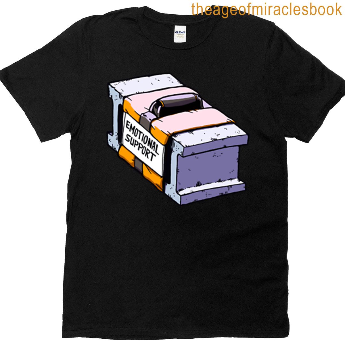 Emotional-support Cinder Block T-shirt
