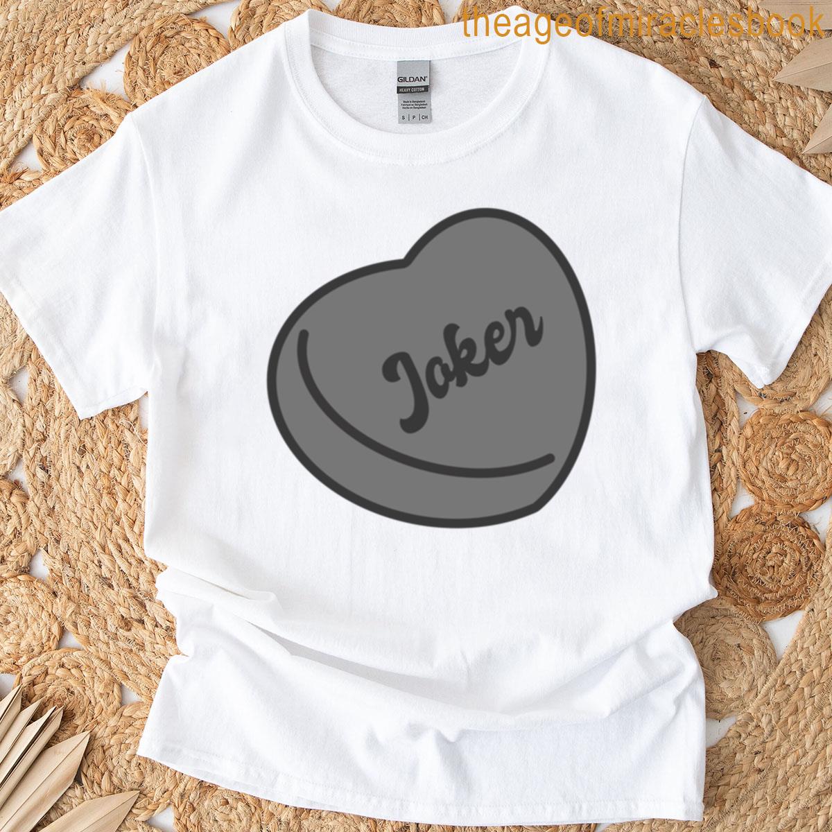 Joker Black Candy Heart T-shirt