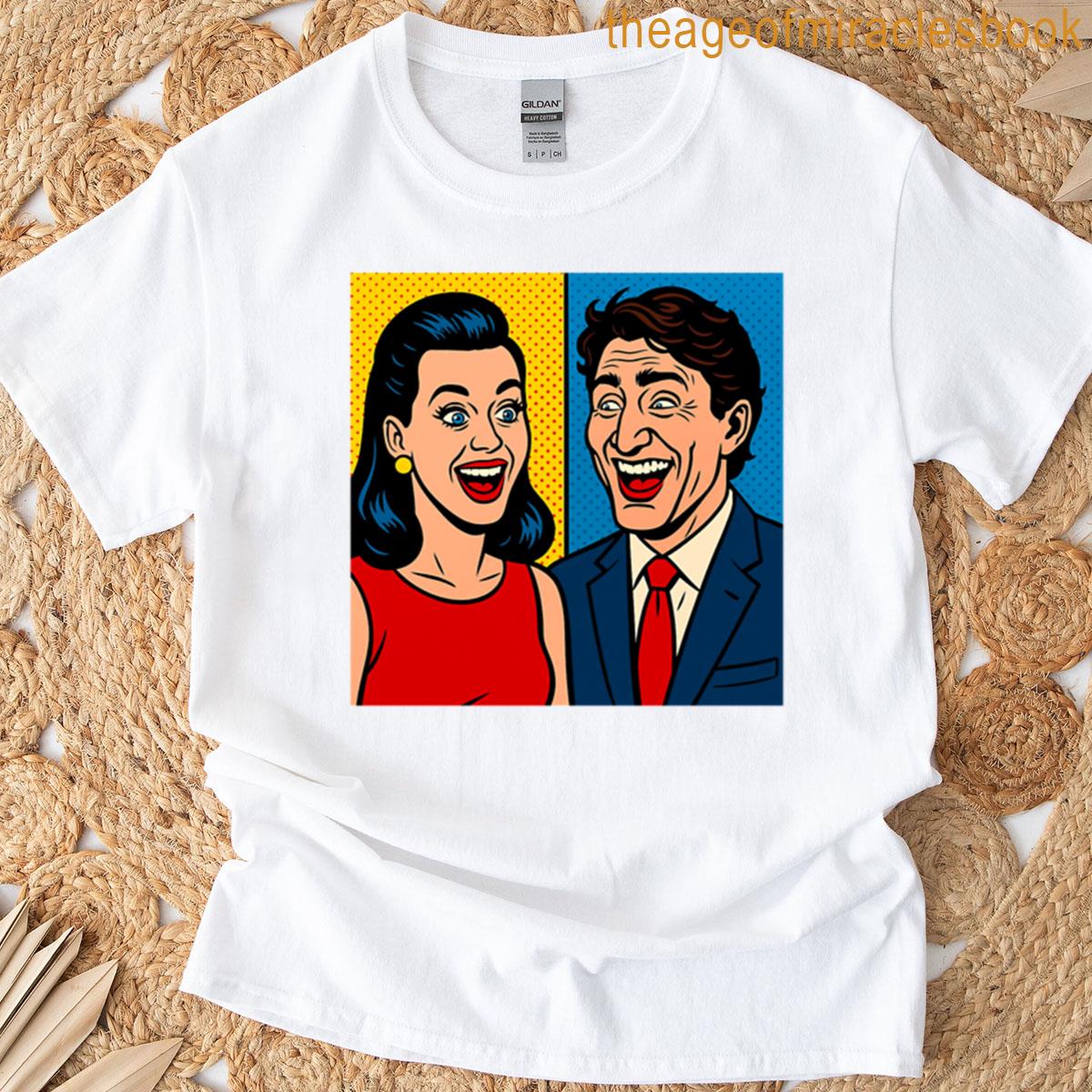 Katy Perry With Justin Trudeau T-shirt