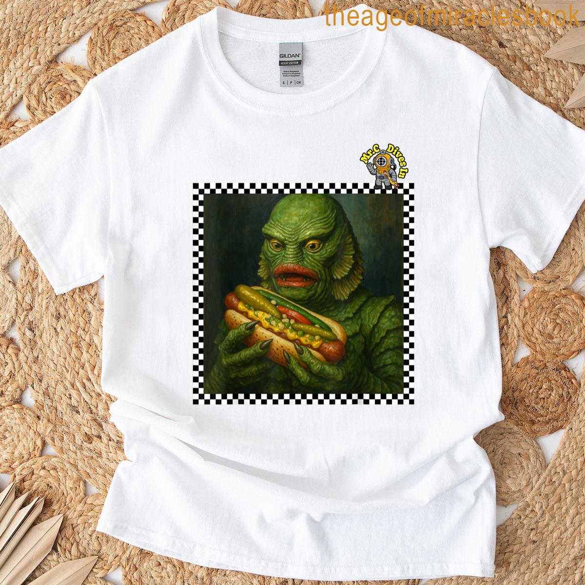 Mr C Creature Chicago Hot Dog T-shirt