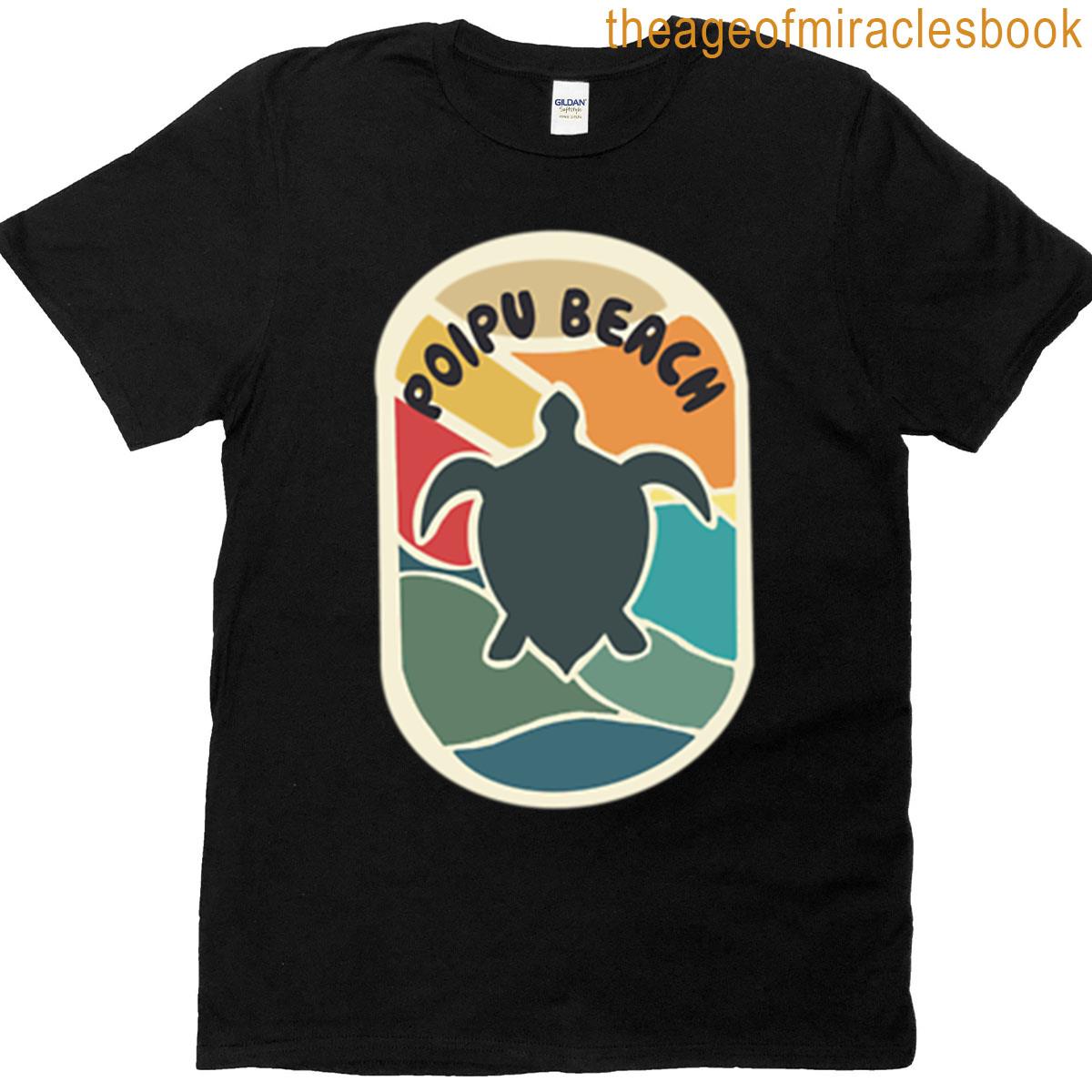 Poipu Beach Turtle T-shirt