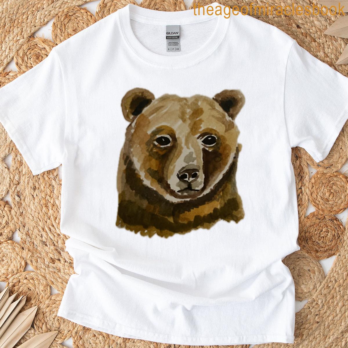 Watercolor Bear Portrait T-shirt