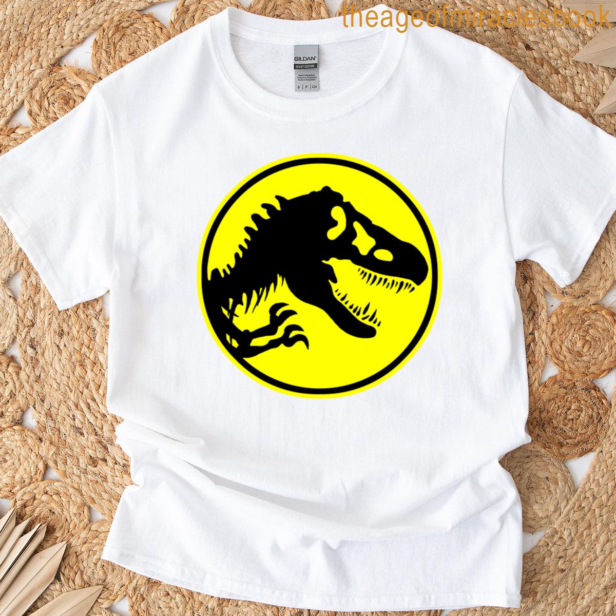 Yellow Rex Dinosaur Fossil T-shirt