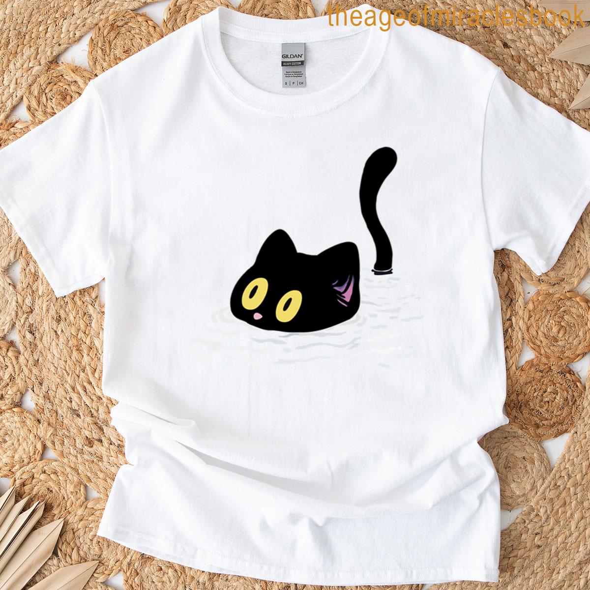 Black Water Cat T-shirt