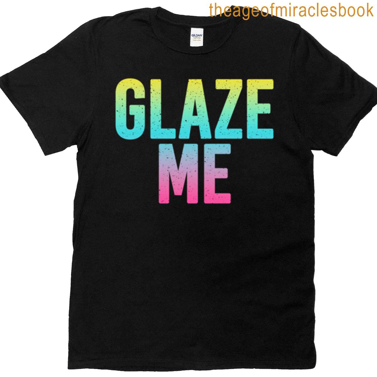 Glaze Me In Neon Gradient Oversized T-shirt