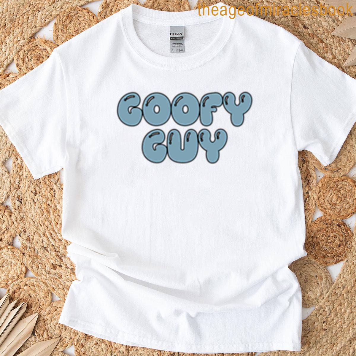 Goofy Guy Blue Gray Oversized T-shirt