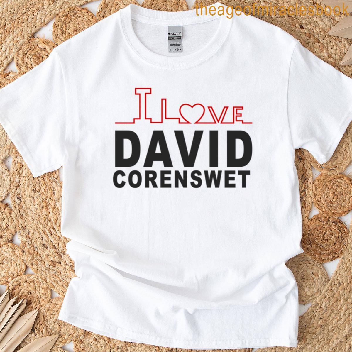I Love David Corenswet Oversized T-shirt