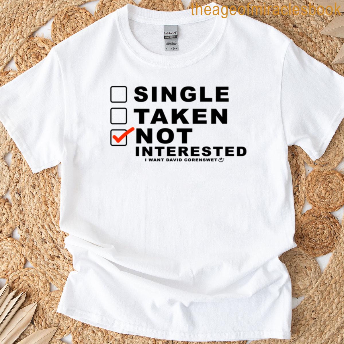 I Want David Corenswet Oversized T-shirt