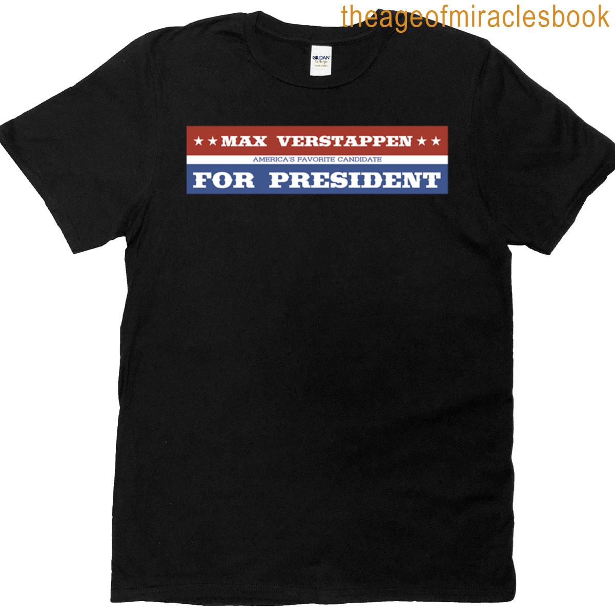 Max Verstappen For President Oversized T-shirt