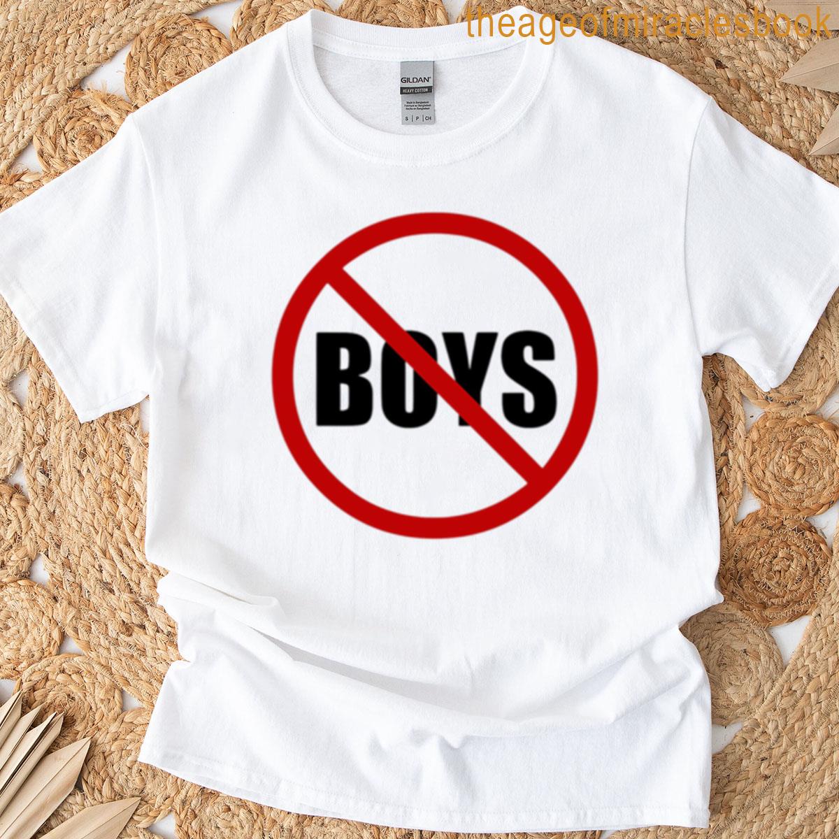 No Boys Allowed Sign T-shirt