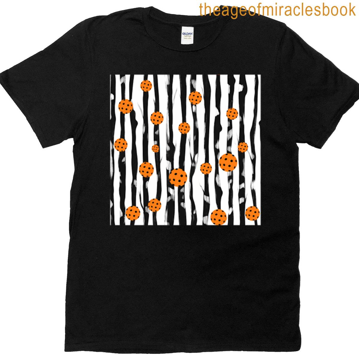 Pickleball Bounce Stripes Premium T-shirt