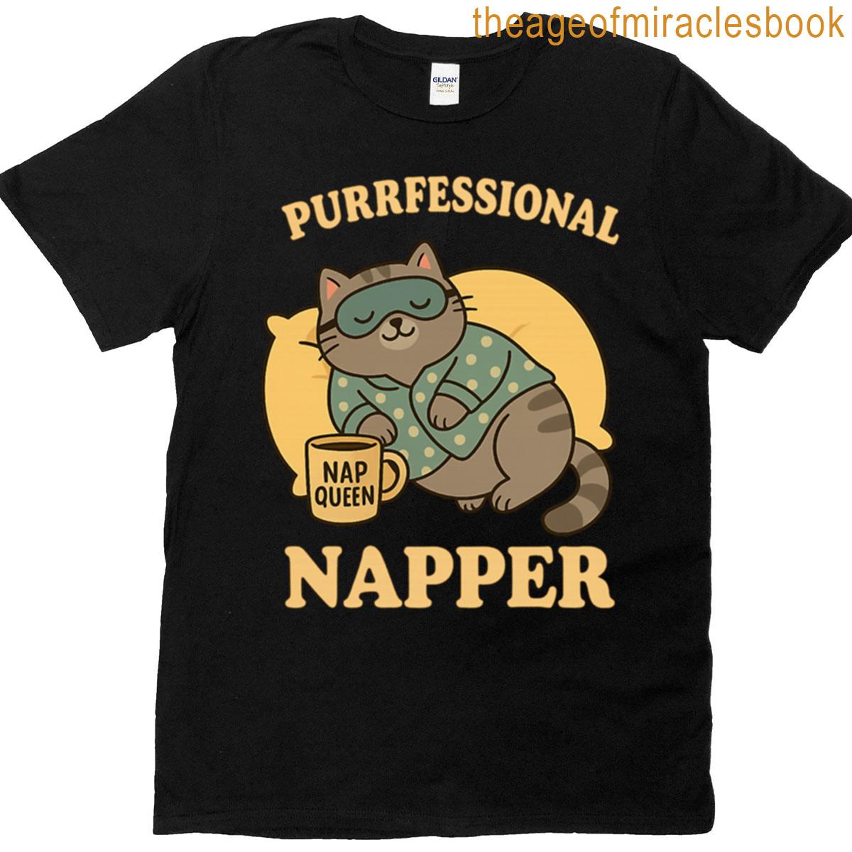 Purrfessional Napper T-shirt