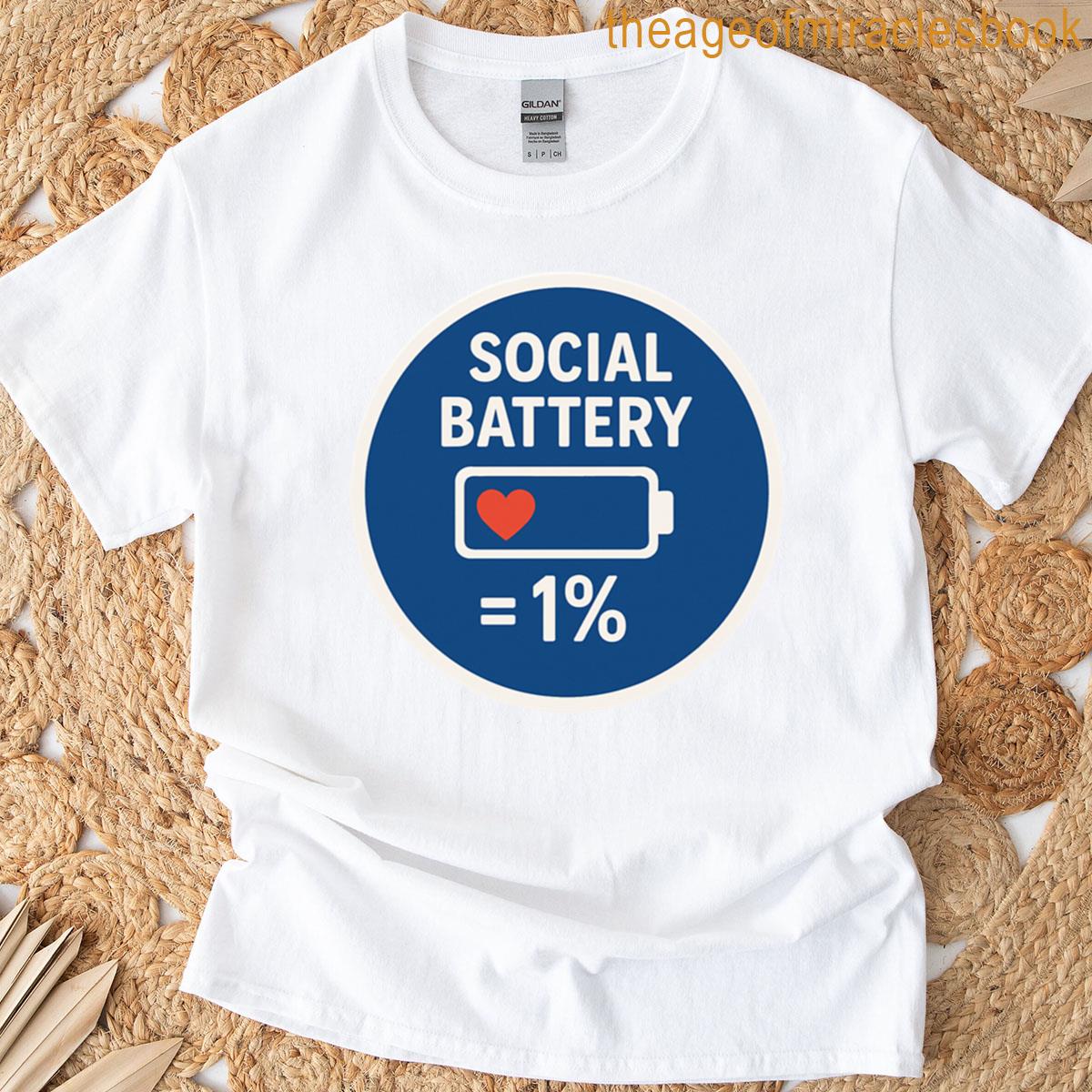 Social Battery 1 Oversized T-shirt
