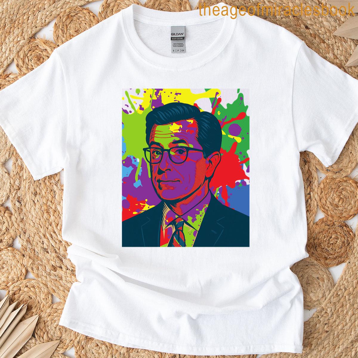 Stephen Colbert Caricature Art T-shirt