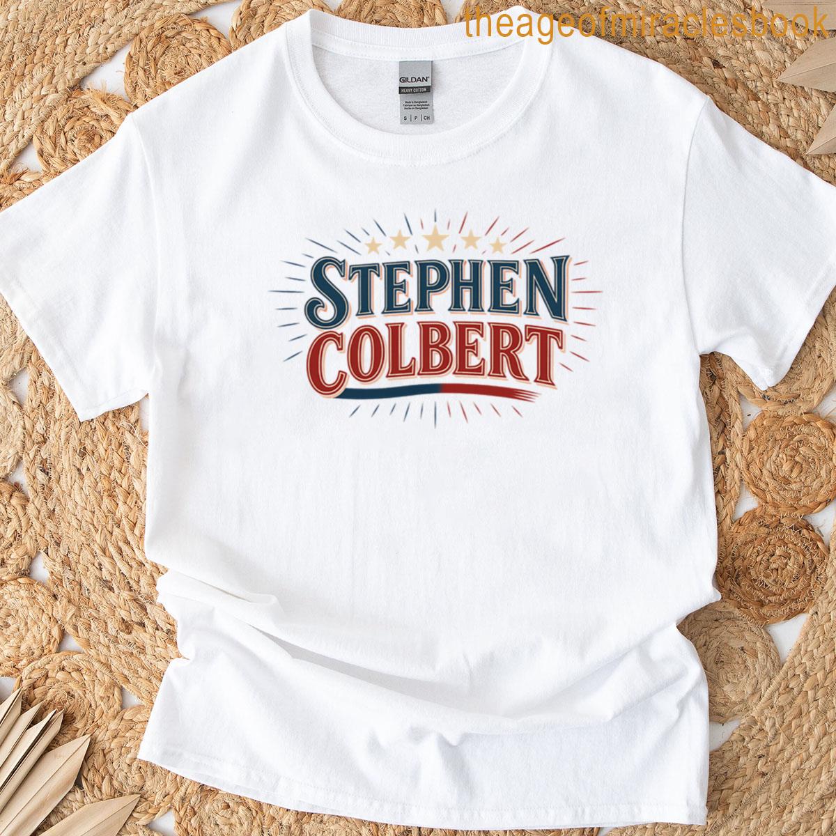 Stephen Colbert Star-spangled Satire T-shirt