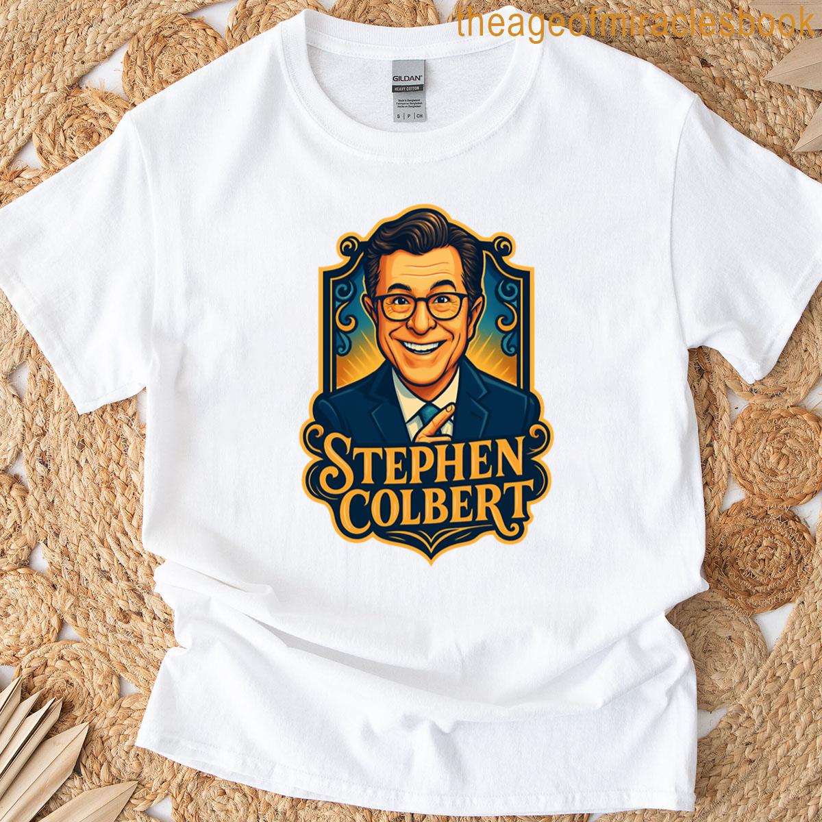 Stephen Colbert The Iconic Emblem Oversized T-shirt